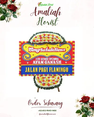 Bunga Papan Congratulation di Tumbang Rungan